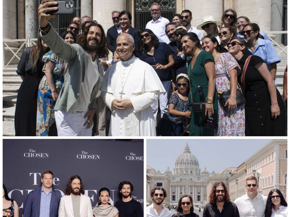 El elenco de “The Chosen” se reunió con el Papa León XIV en el Vaticano