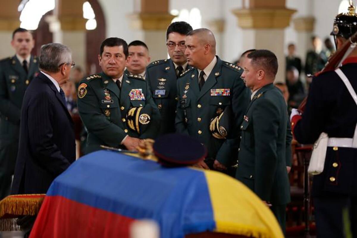 Asistieron sus familiares y los altos mandos militares.