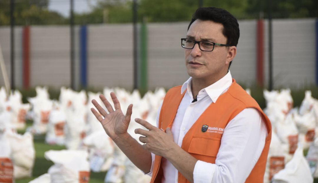 Gobernador del Magdalena, Carlos Caicedo. 