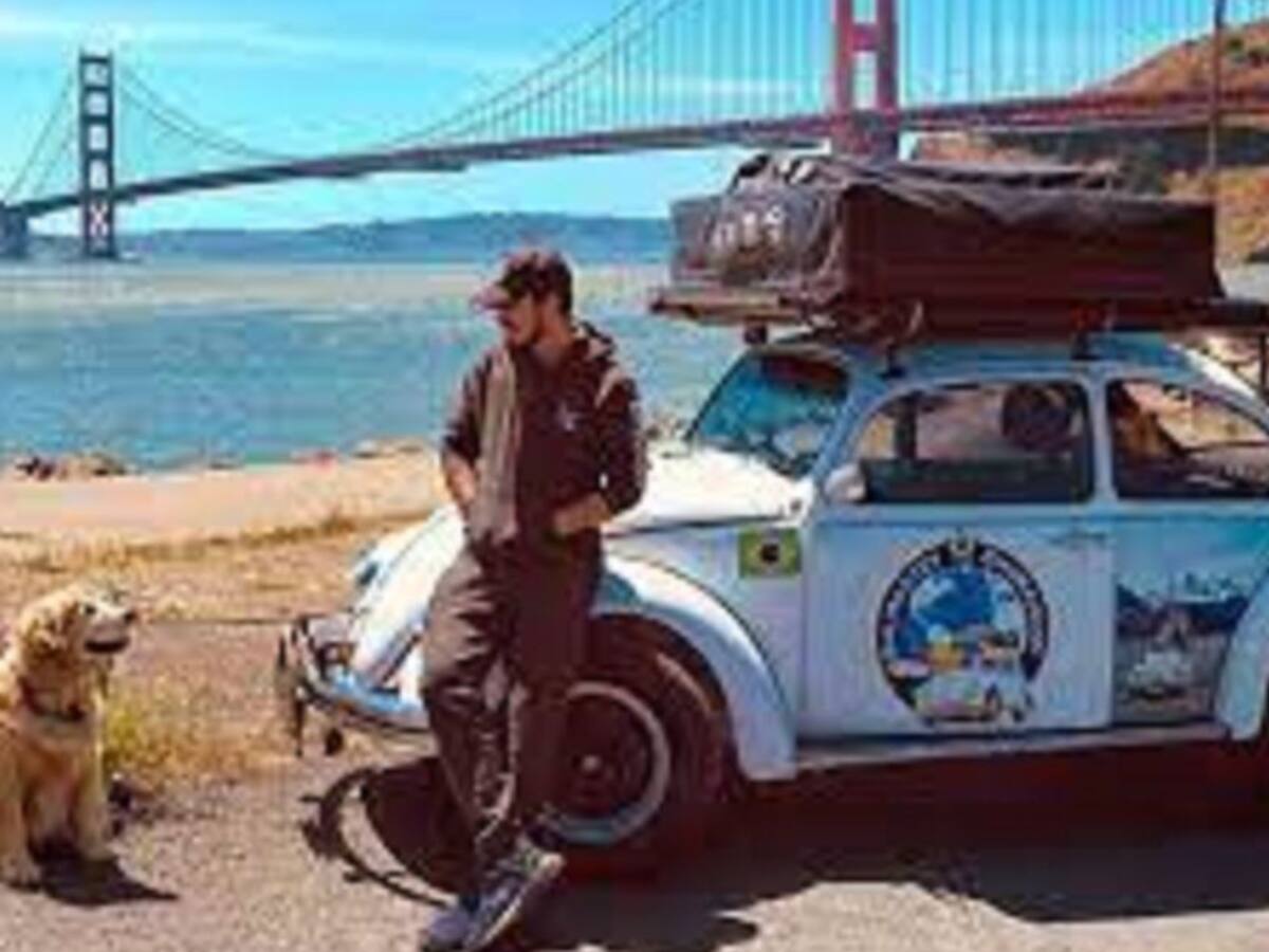 Muere en accidente el instagramer que viajaba con su perro por el mundo