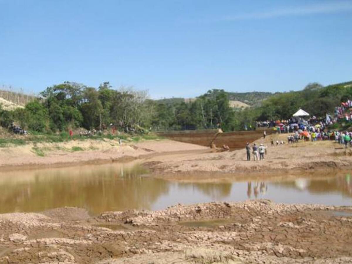 Lebrija está a dos metros de quedarse sin agua