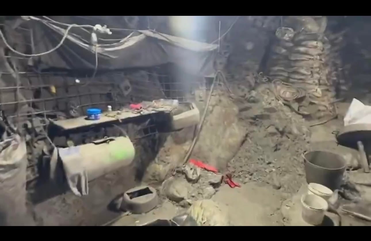 Túnel Yaraguá recuperado por las autoridades y que estaba en poder del Clan del Golfo. Foto: Cortesía.