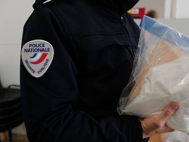 Cocaína incautada por las autoridades francesas.                  Foto: Getty 