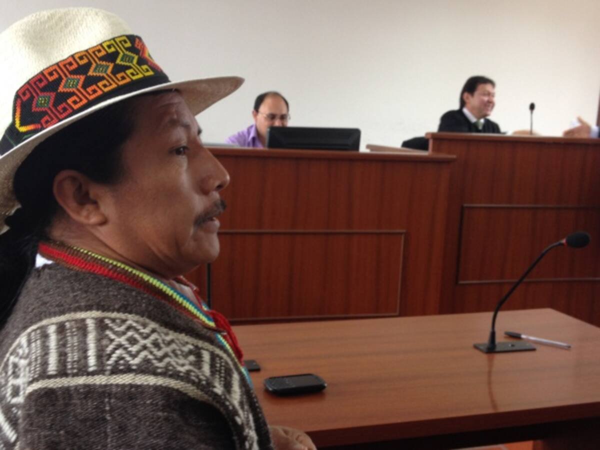 Indígenas del Cauca piden libertad para Feliciano Valencia