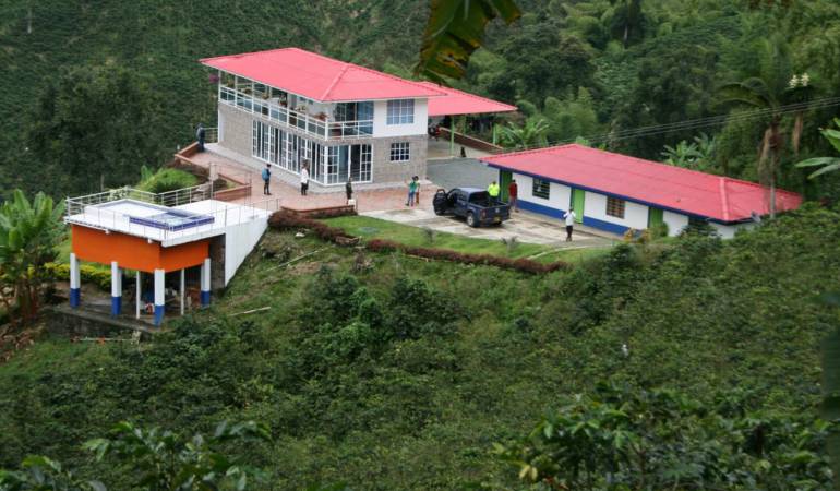 Una de las fincas que entró en extinción de dominio