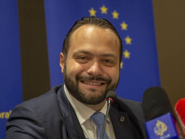 El eurodiputado Massimo Castaldo. Foto: Getty