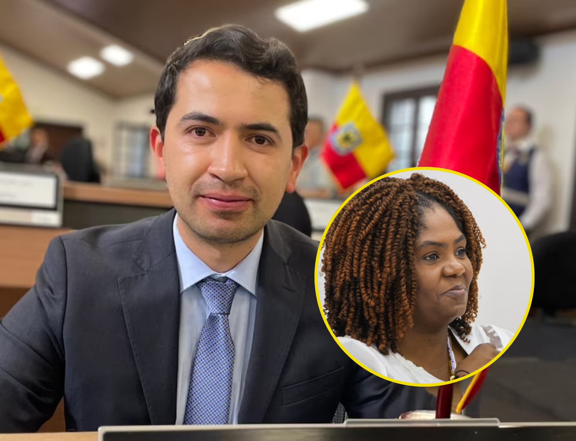 Daniel Briceño y Francia Márquez | Fotos: Cortesía y Colprensa