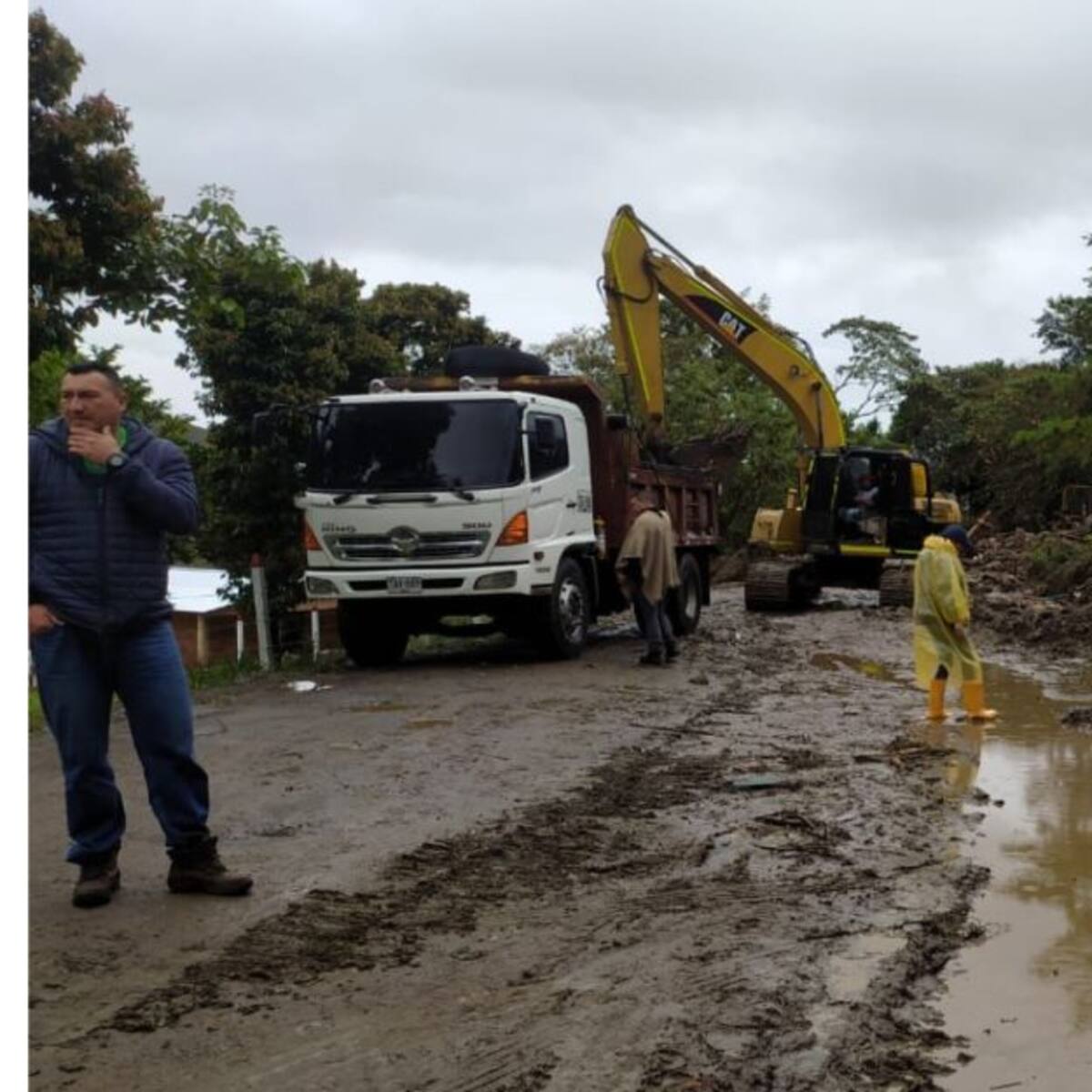 Continúan labores para reactivar el paso en la vía Labranzagrande -Sogamoso