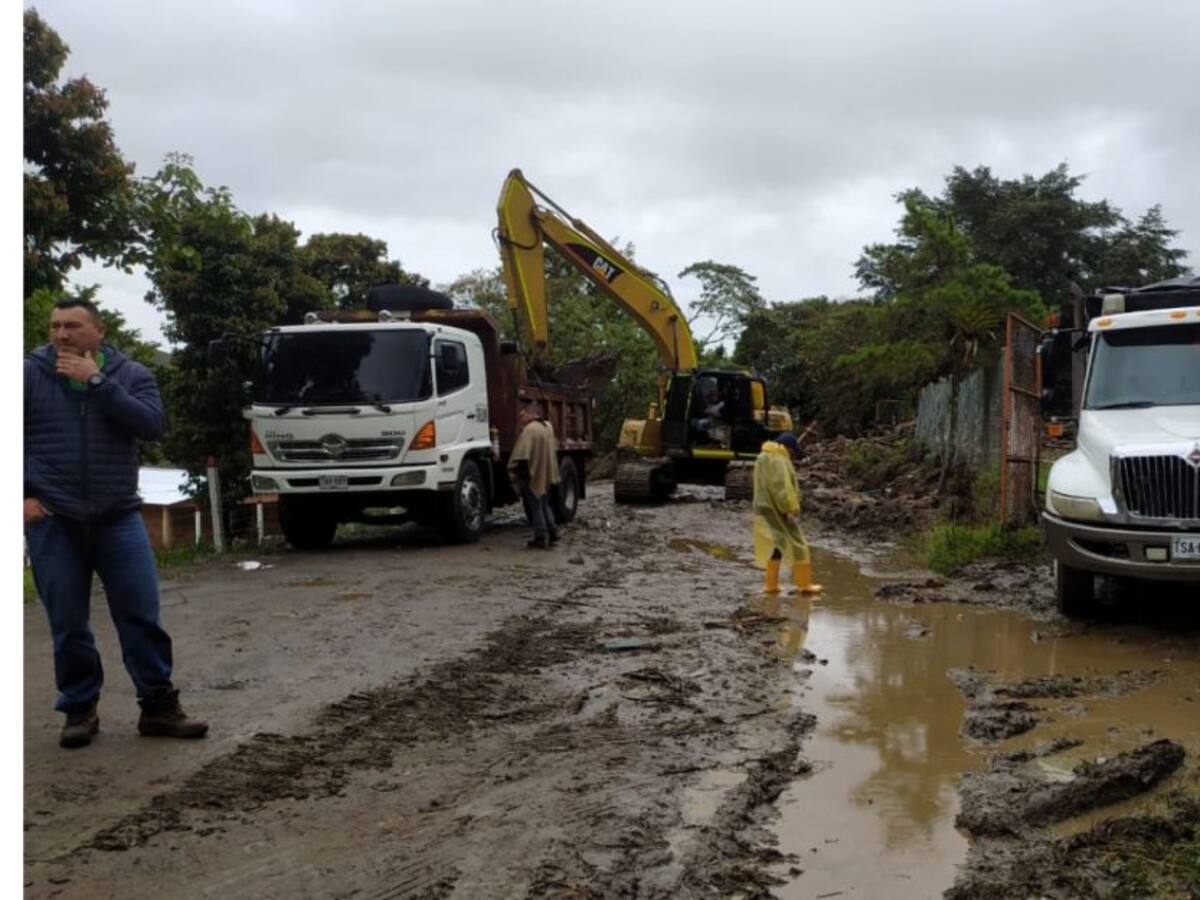 Continúan labores para reactivar el paso en la vía Labranzagrande -Sogamoso