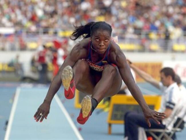 Narración del oro colombiano en el Mundial de Atletismo conseguido por