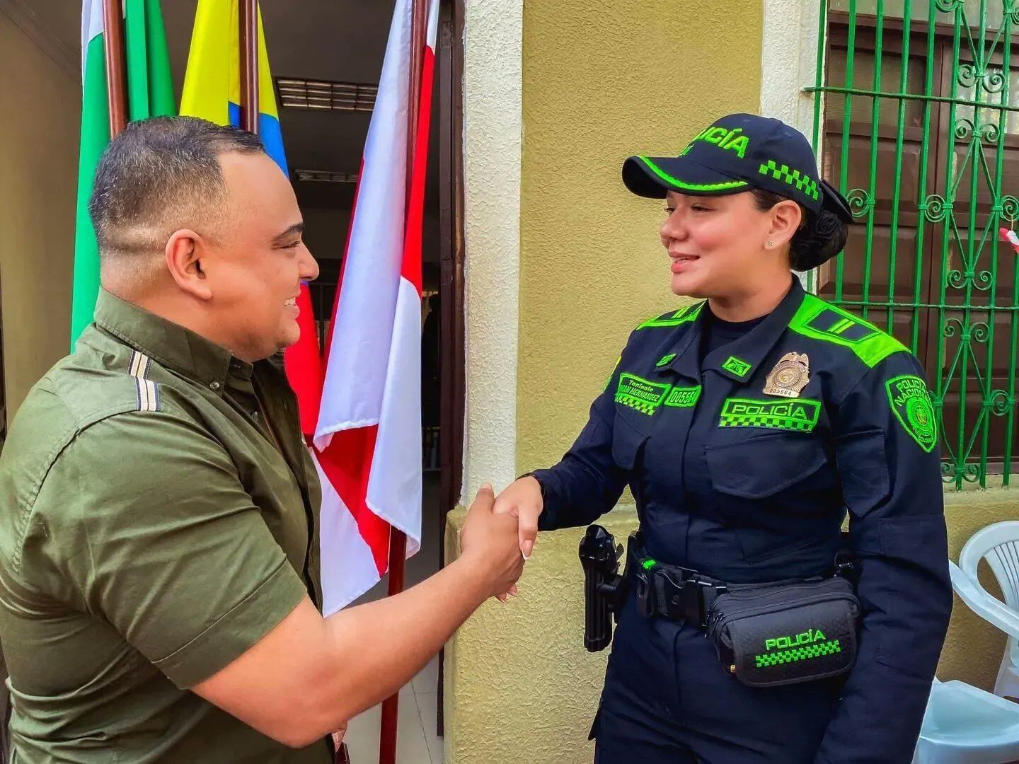 Teniente Vivian Hernández - Cortesía Alcaldía de Galapa.