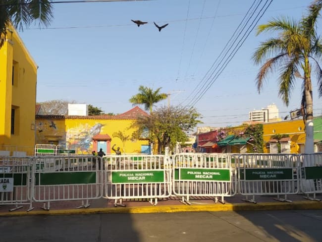 En Cartagena, polémica por cercamiento en la Plaza de la Trinidad