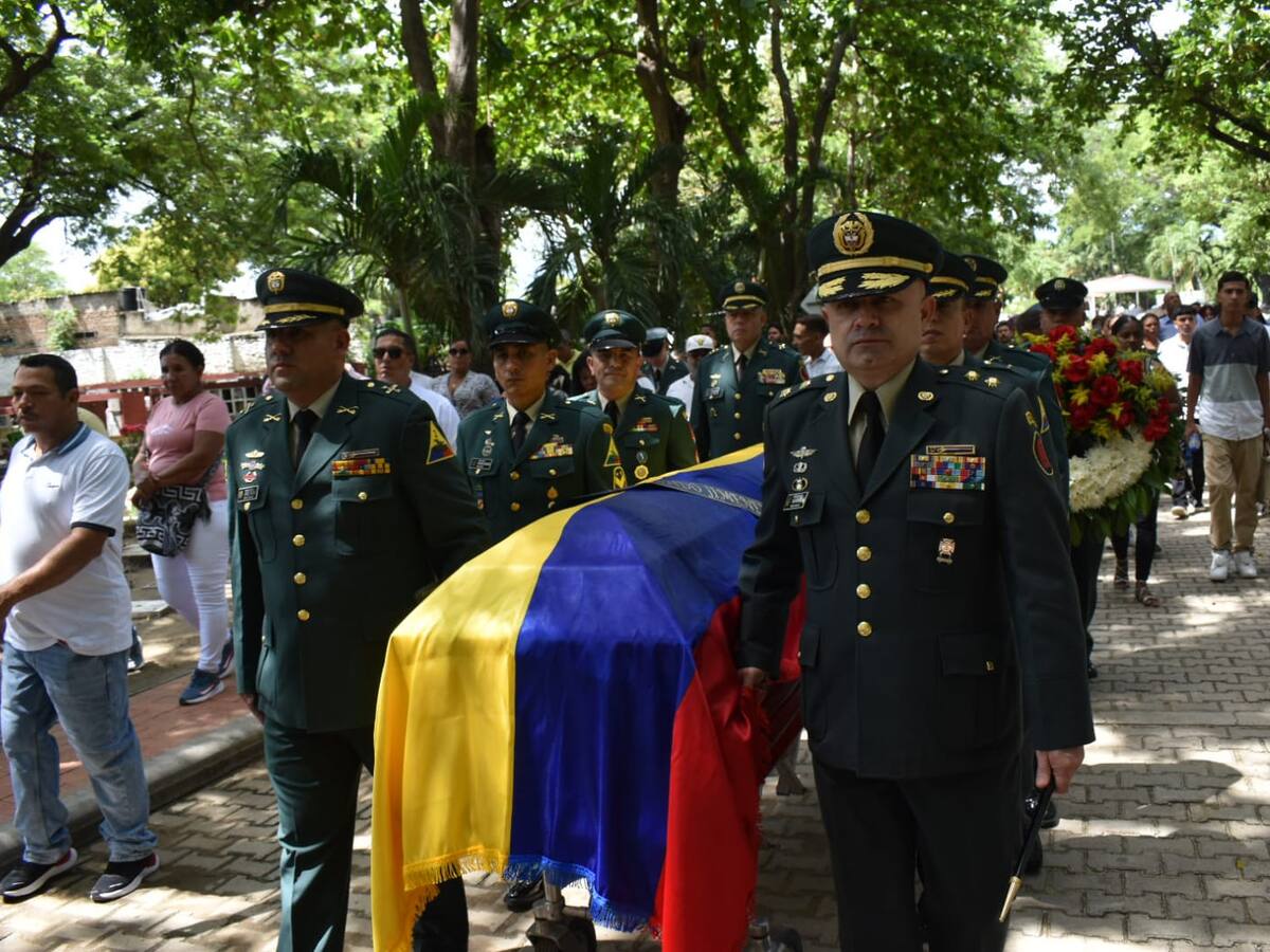 Ejército Nacional despidió con honores a soldado muerto en el sur de Bolívar