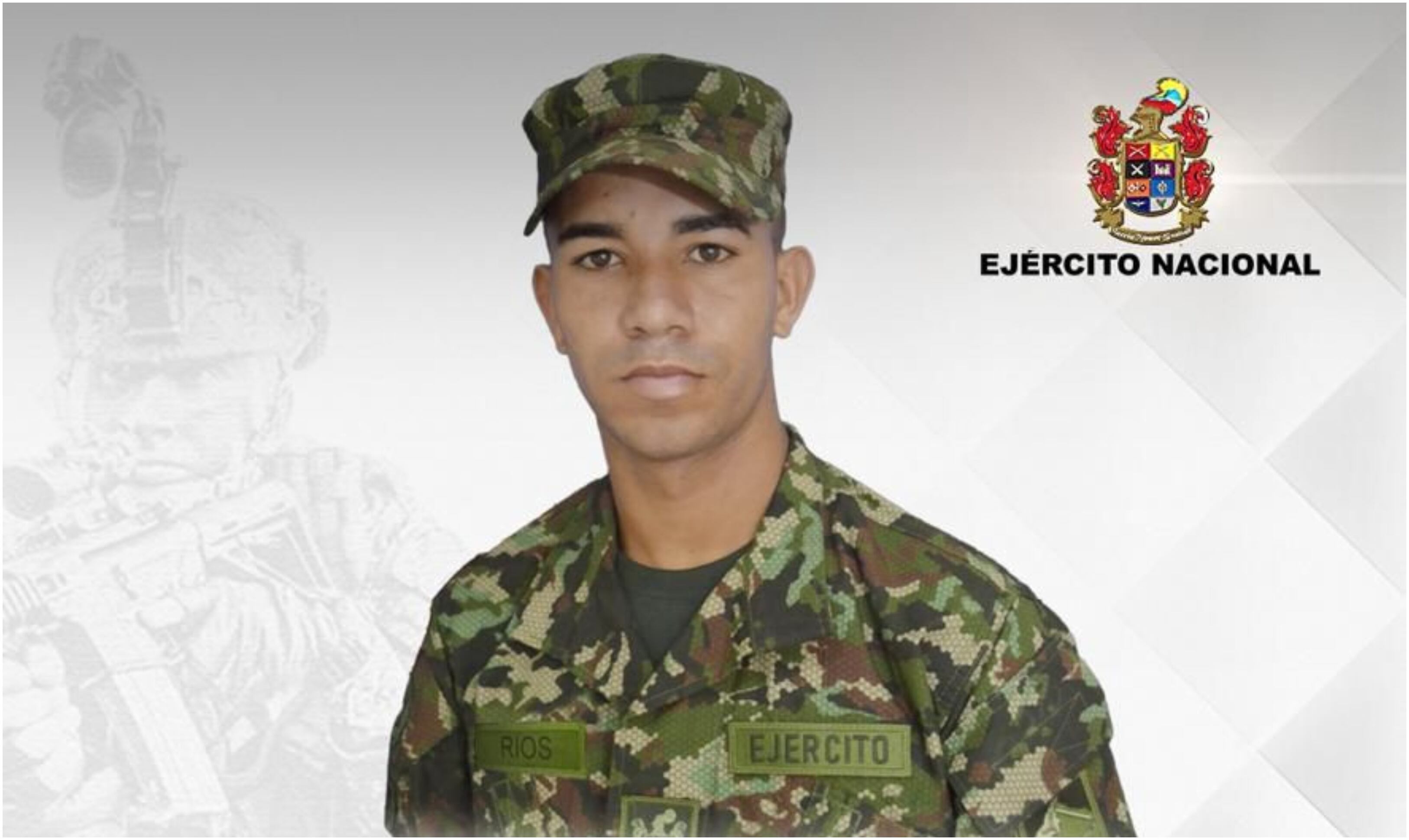 Soldado Ariel Oswaldo Ríos Vinasco. Foto: Cortesía.