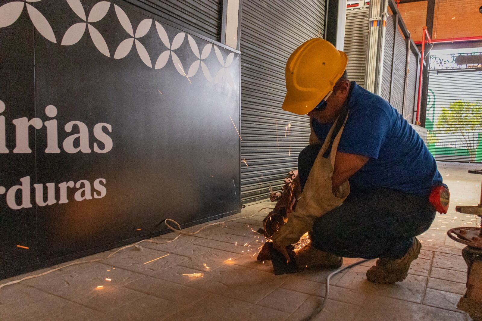 Reactivan obras en la Plaza de Mercado de La Ceja. Foto: Alcaldía Municipal.