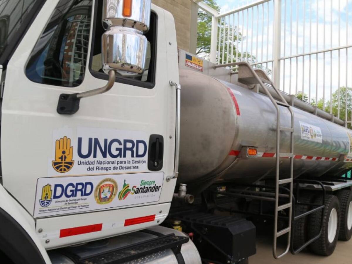 Acueducto dispuso siete carro tanques para abastecer de agua al norte