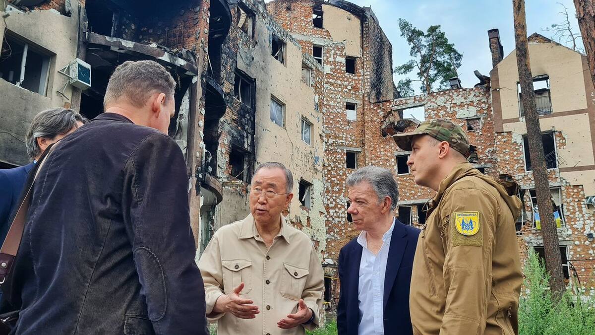 Juan Manuel Santos está en Ucrania: ¿negociación en medio de la guerra?