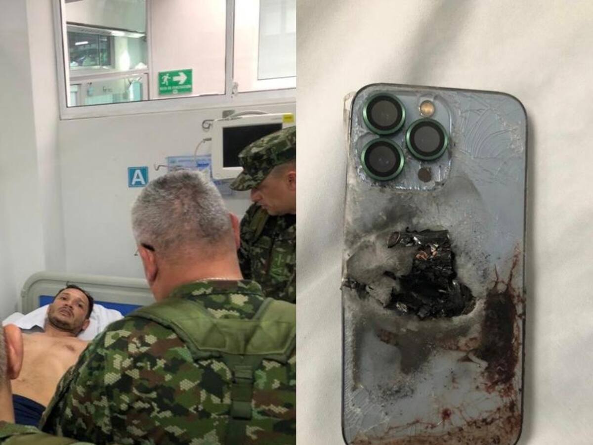 Un celular le salvó la vida al capitán Leal durante ataque del Clan del Golfo en Antioquia