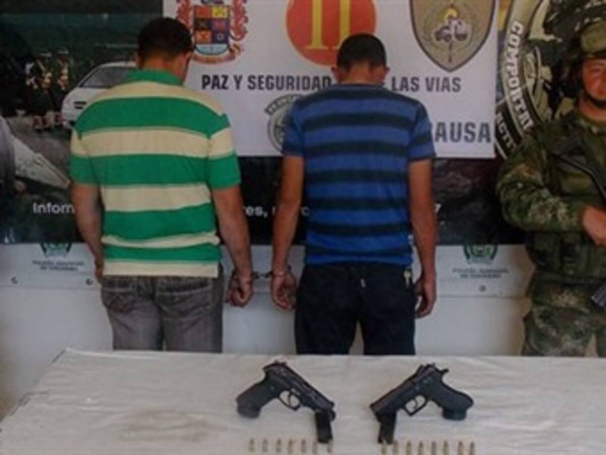 Fueron capturados cuatro guerrilleros de las Farc en medio de combate