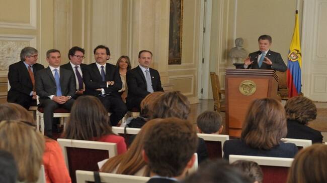 Gabinete del posconflicto . Foto: Twitter/ @JuanManSantos.