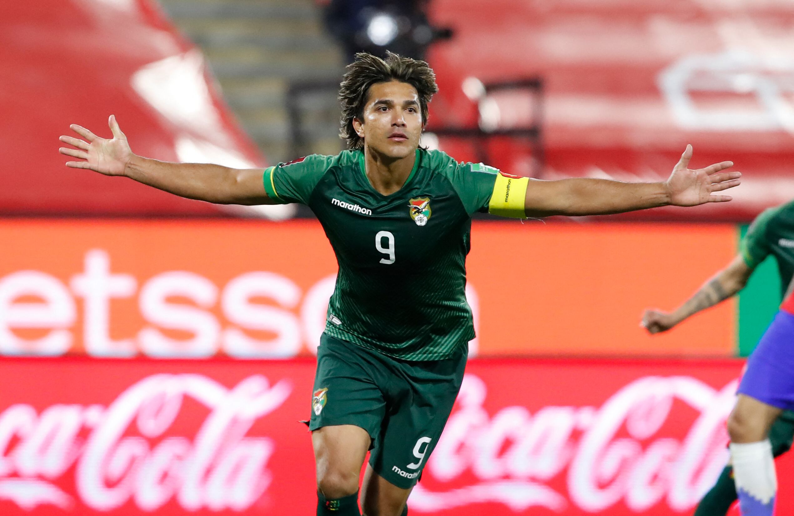 Marcelo Moreno Martins durante las Eliminatorias al Mundial de Qatar. (Photo by Alberto Valdes / POOL / AFP) (Photo by ALBERTO VALDES/POOL/AFP via Getty Images)