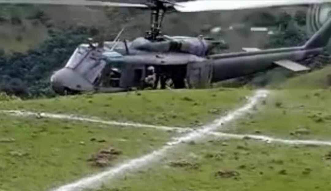 Helicóptero Aviación del Ejercito