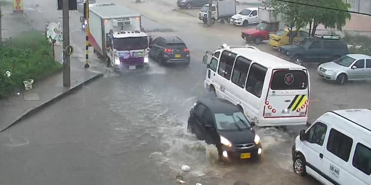 Inundaciones por lluvias en Bogotá // Foto: Tránsito
