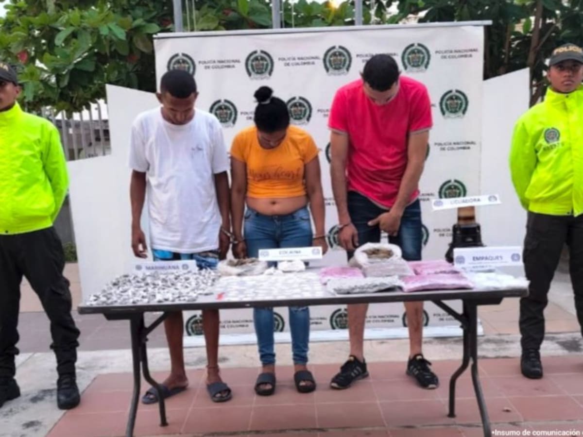 Asegurados tres presuntos expendedores de estupefacientes en Cartagena