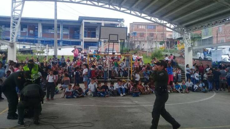 Policía Quindío lanzó plan de seguridad y convivencia en los colegios, ante inicio de clases