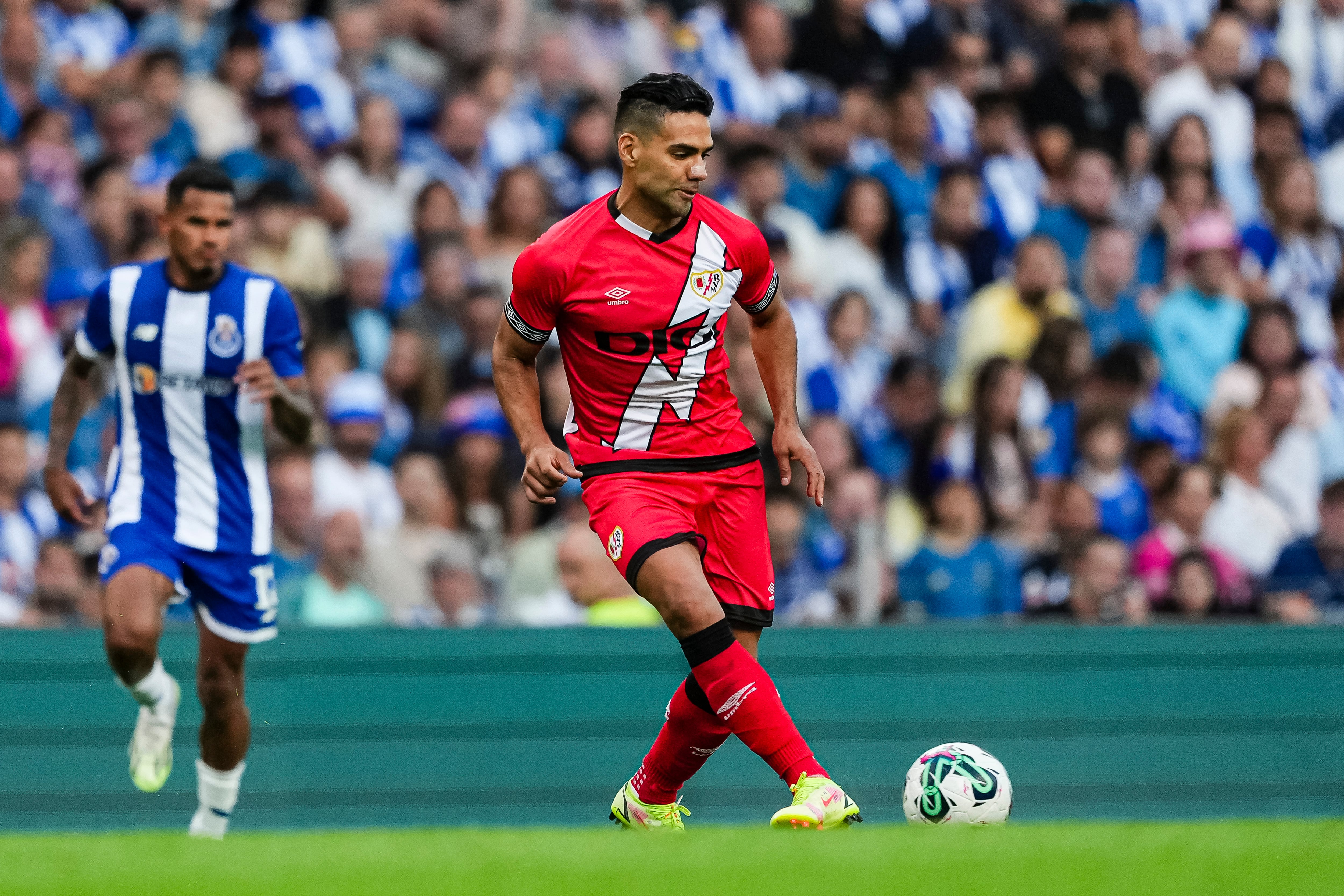 Falcao en el amistoso ante el Porto. (Photo by Pedro Loureiro/Eurasia Sport Images/Getty Images)