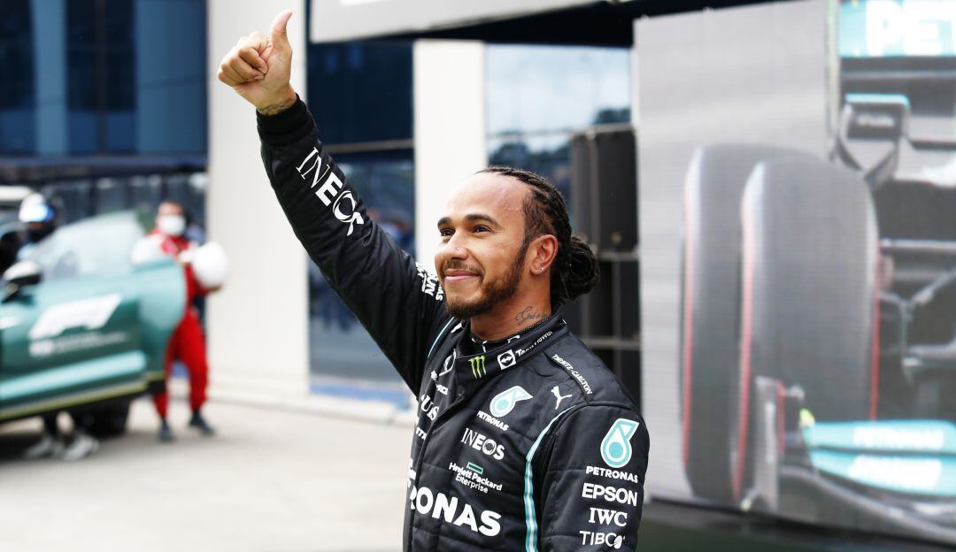 Lewis Hamilton en la clasificación del Gran Premio de Turquía
