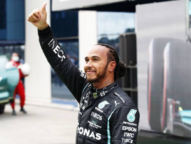Lewis Hamilton en la clasificación del Gran Premio de Turquía