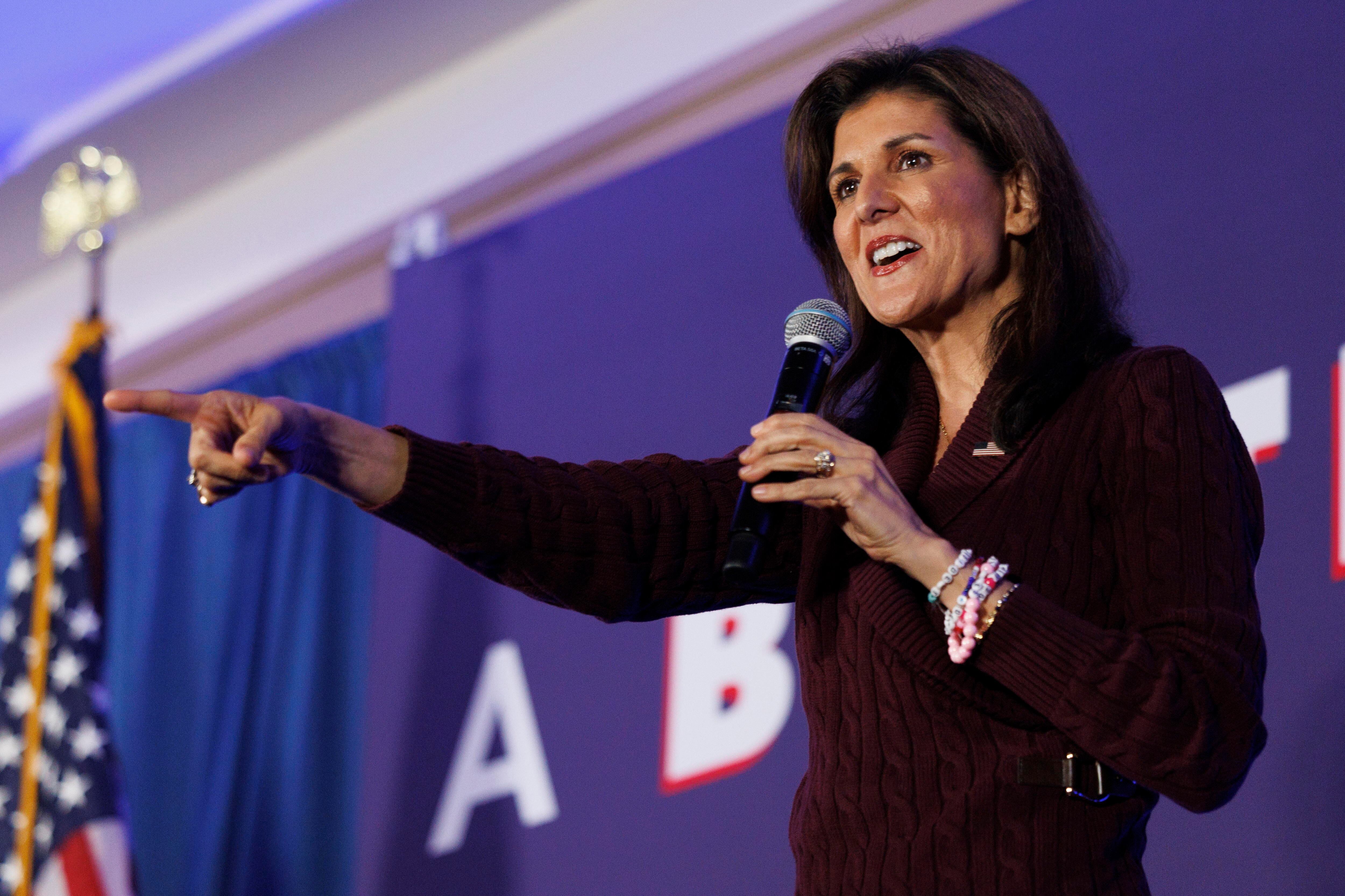 Candidata republicana Nikki Haley. EFE/EPA/CJ GUNTHER