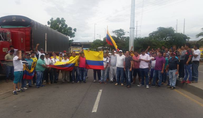 La protesta se adelanto de manera pacifica.