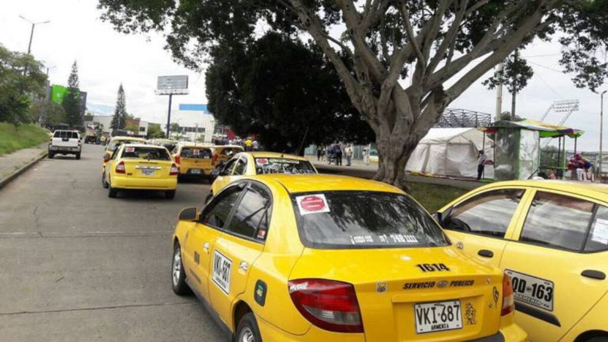 Taxistas y Alcalde de Armenia
