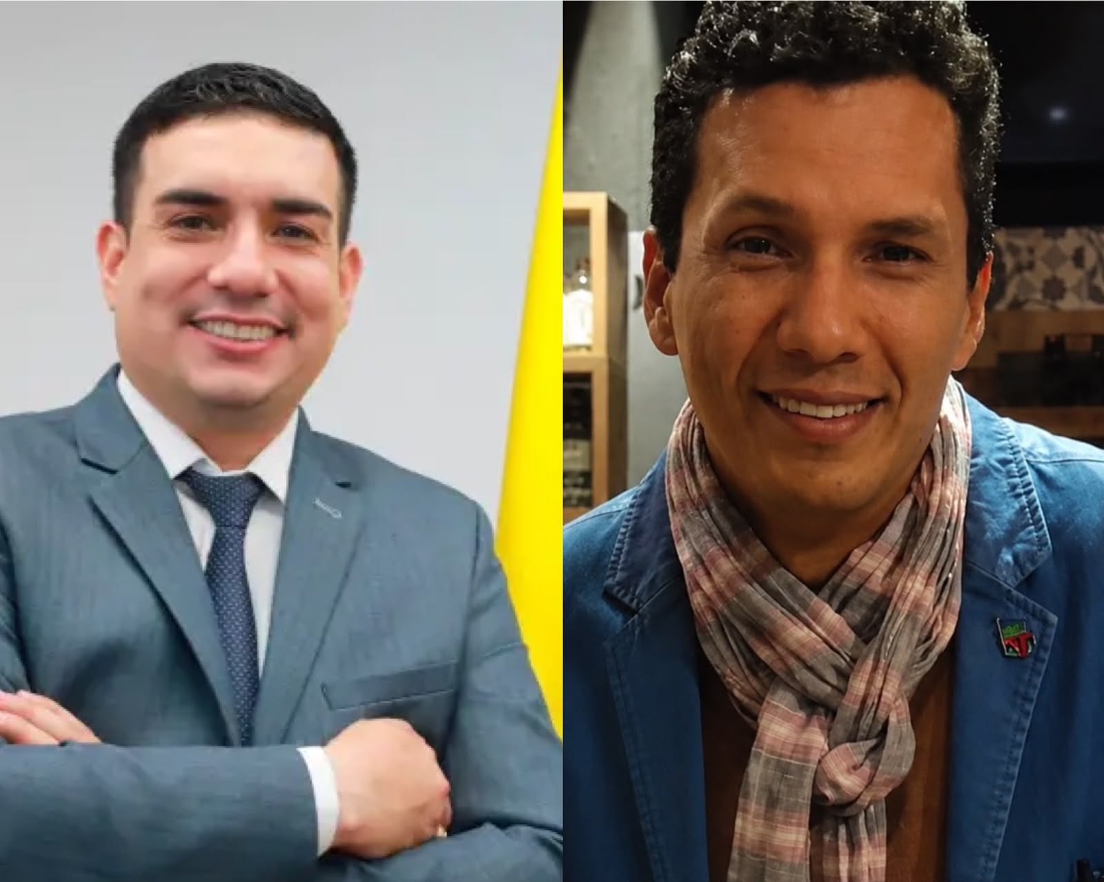 Brayan Giraldo (izq.) y Camilo Becerra (der.)