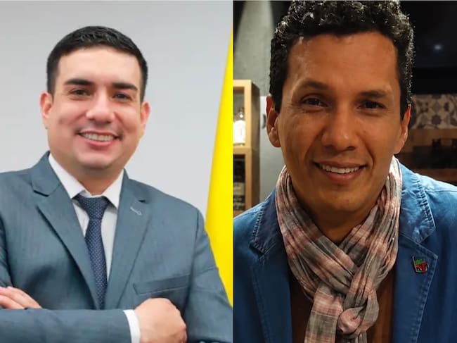 Brayan Giraldo (izq.) y Camilo Becerra (der.)