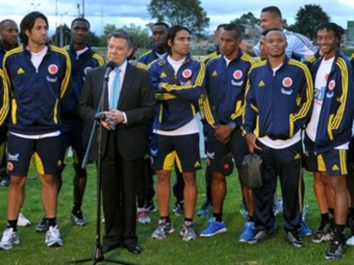 Presidente Santos confía en el triunfo de la Selección Colombia ante Ecuador