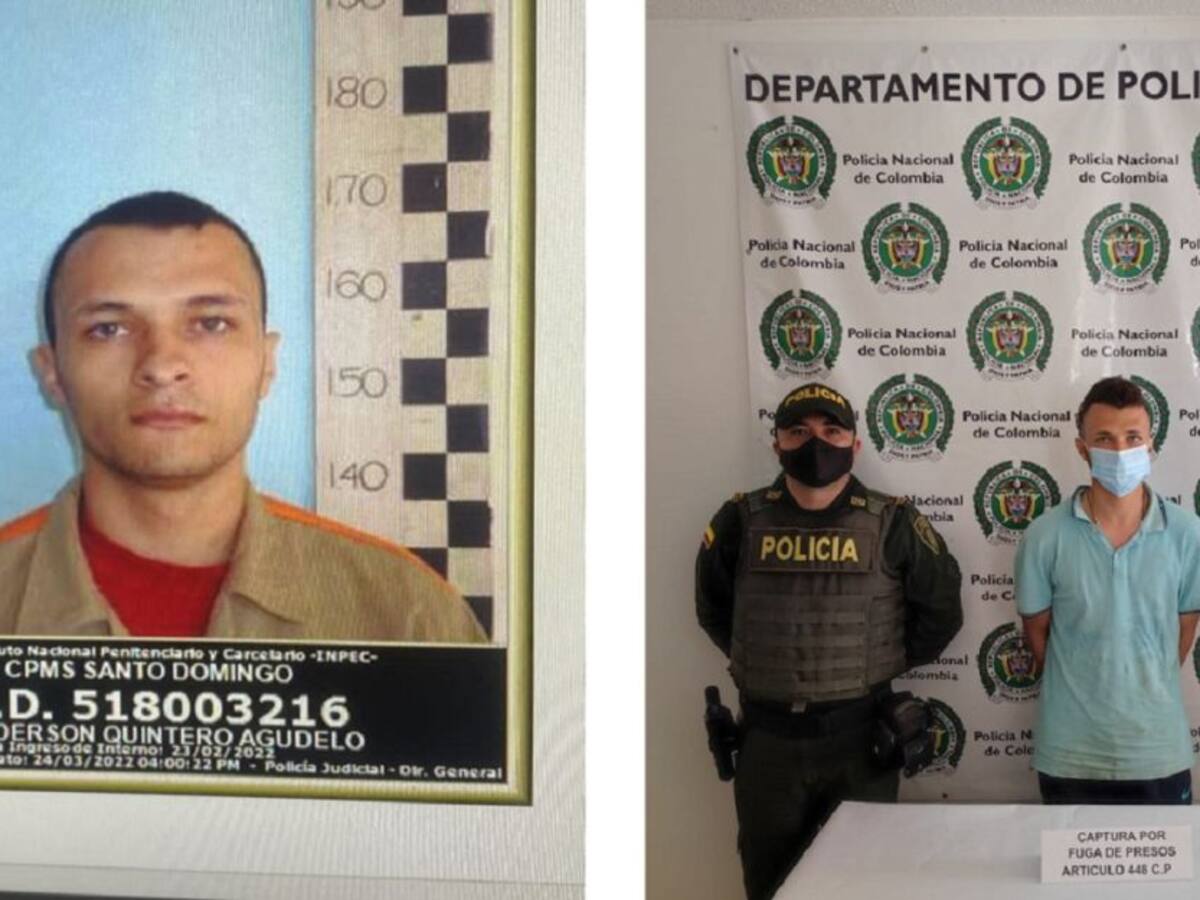 Recapturan a uno de dos los fugados de la cárcel de Santo Domingo