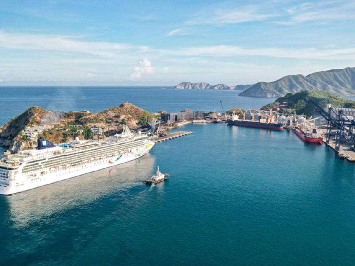 Suspenden llegada de un lujoso crucero al Puerto de Santa Marta