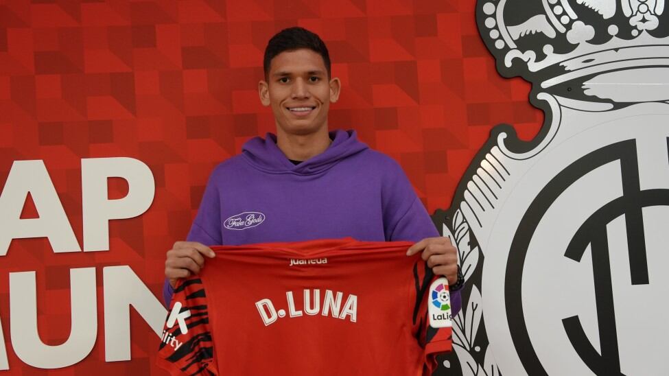 Daniel Luna, en su presentación con el Mallorca / rcdmallorca.es/