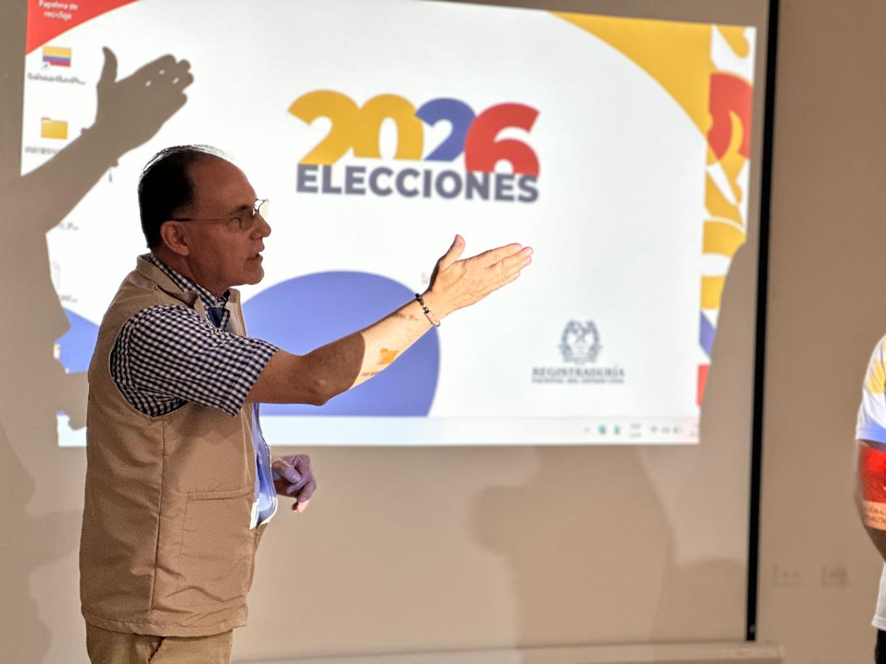 Carlos Eduardo Gallego delegado Registraduría, Quindío Foto: Cortesía Registraduría