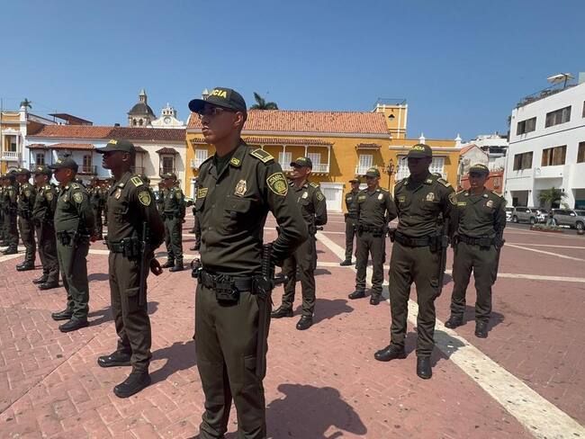 100 policías llegan a fortalecer la seguridad en Cartagena