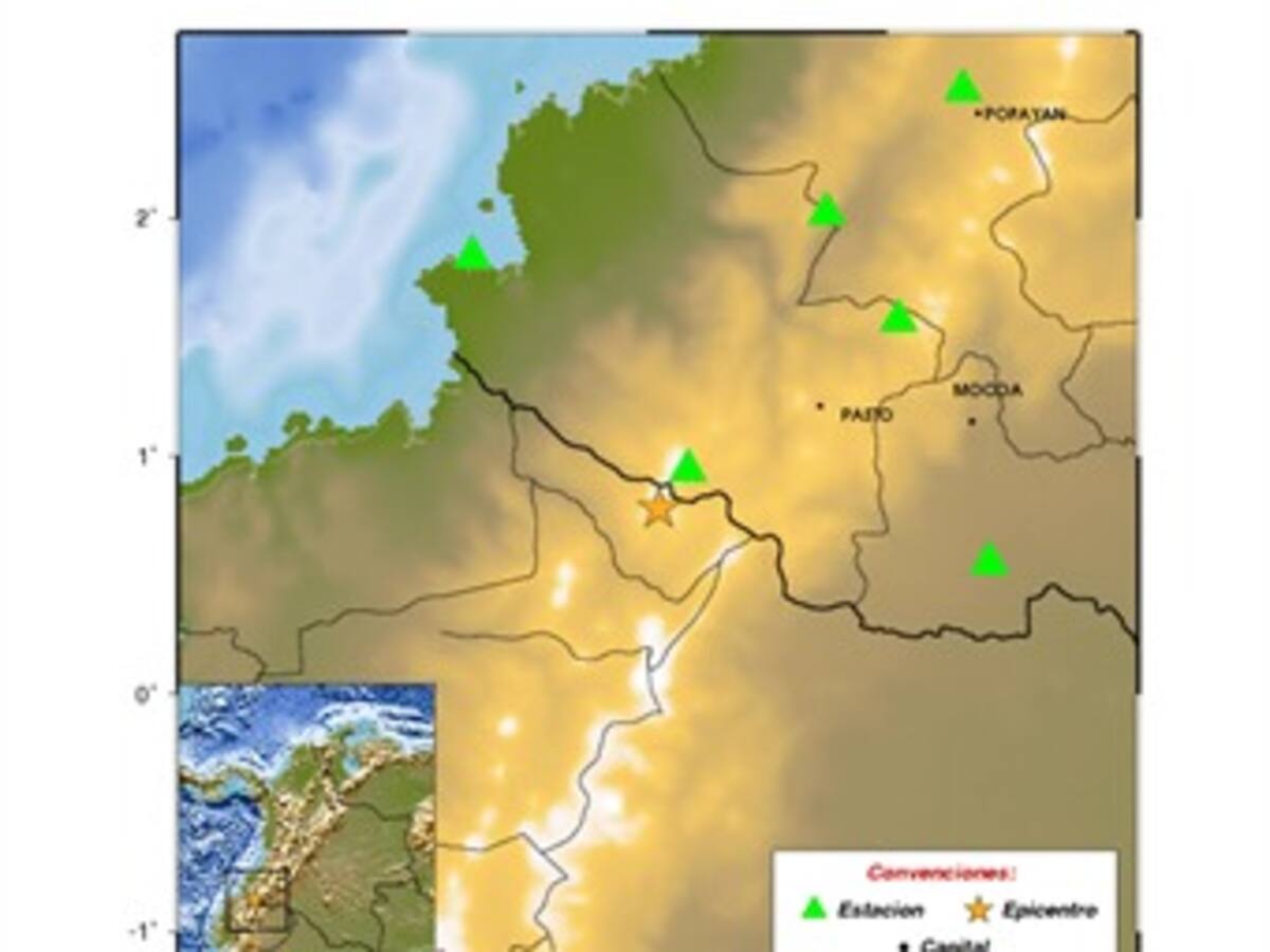 Sismo de 4.1 en Cumbal, Nariño
