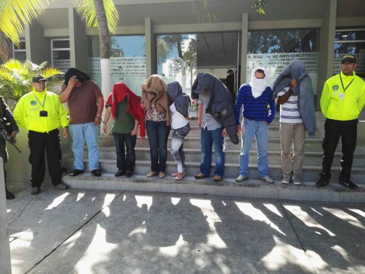 Policía desarticuló organización dedicada al narcotráfico, 18 capturados