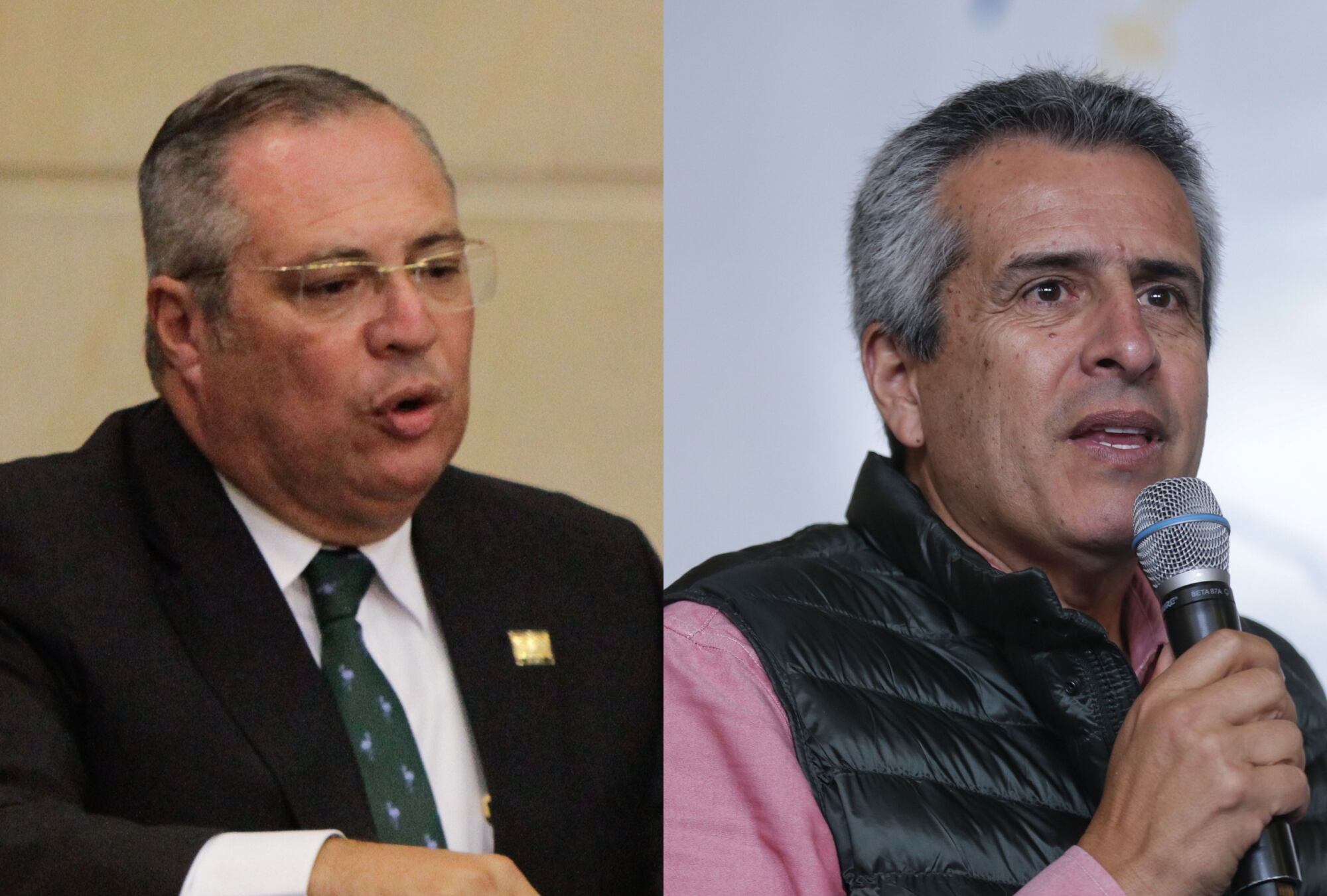 Iván Name y Luis Fernando Velasco. Foto: Colprensa.