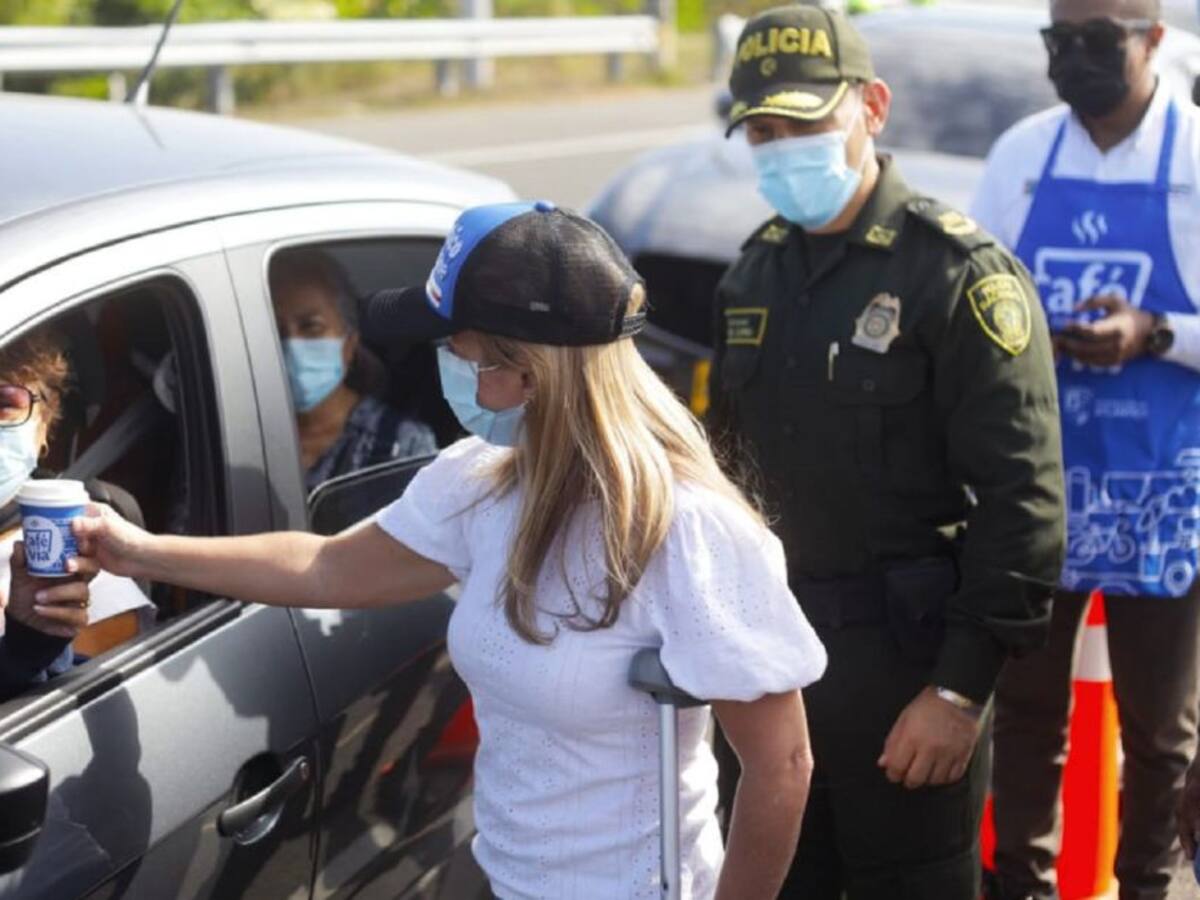 Café por la vía: la estrategia que busca reducir accidentes en el Atlántico