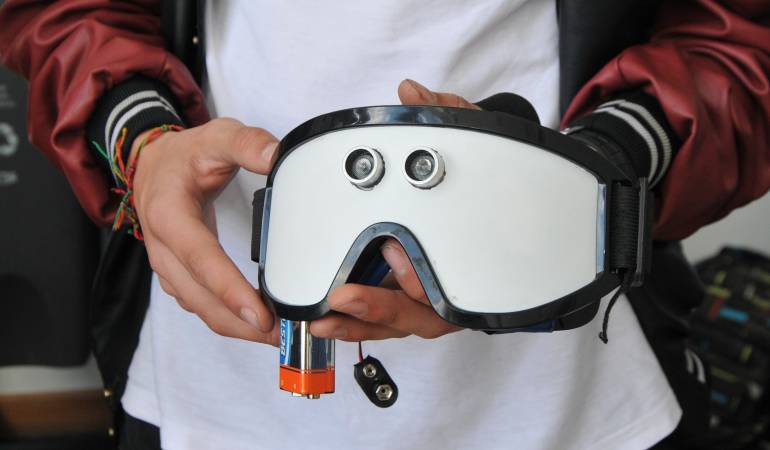 Prototipo de gafas con sensores