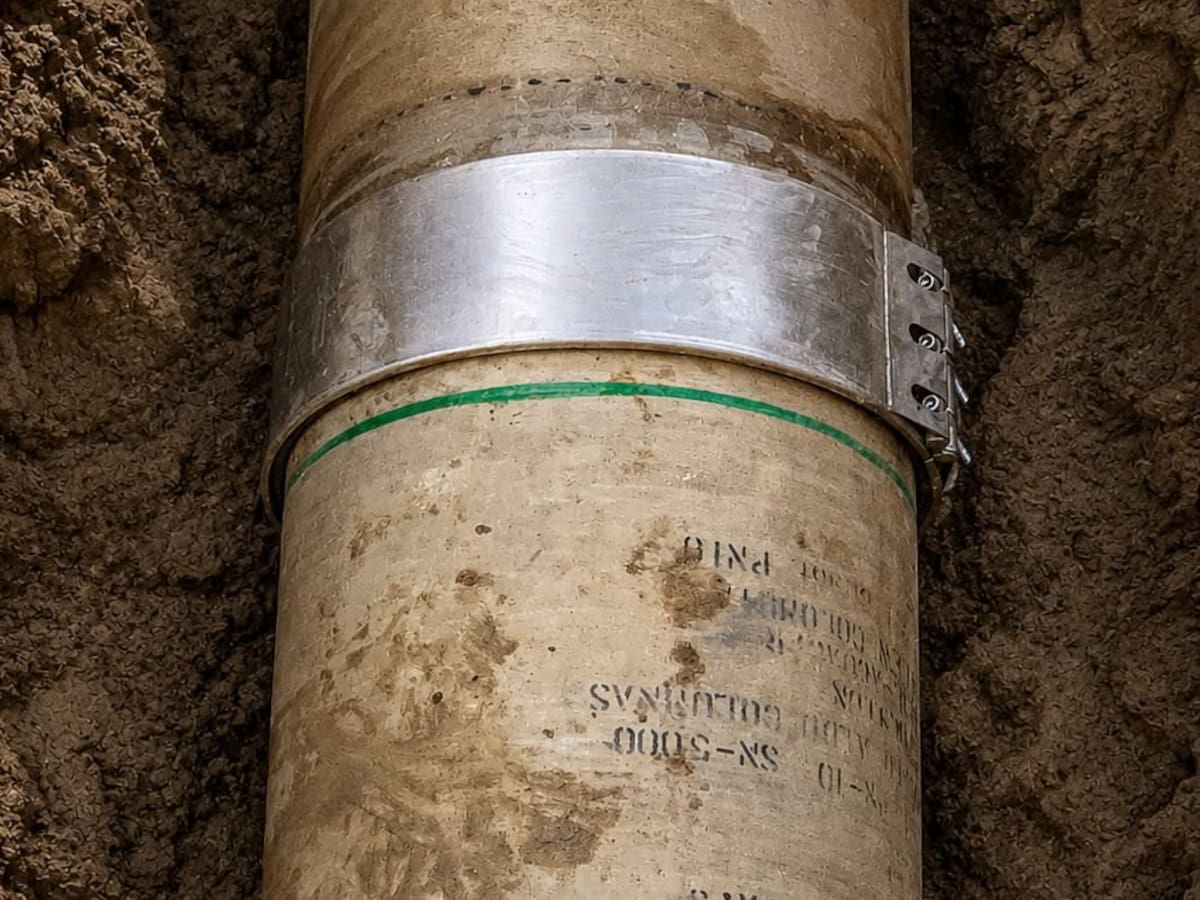 Reparada tubería de Aguas de Cartagena en la vía Mamonal- Gambote