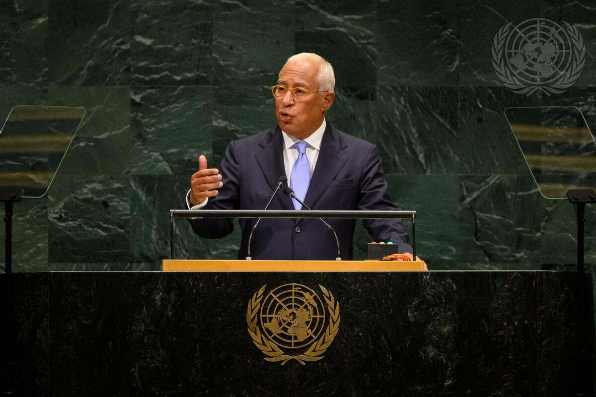 António Costa hizo un llamado a que Naciones Unidas tenga un papel más profundo y central en la regulación de la IA.
(Foto: Asamblea General de Naciones Unidas)